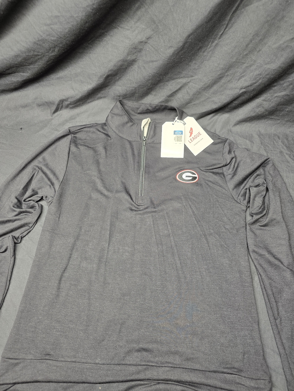 League 91 Georgia Bulldogs Quarter-Zip Pullover – Men's Small – NWT